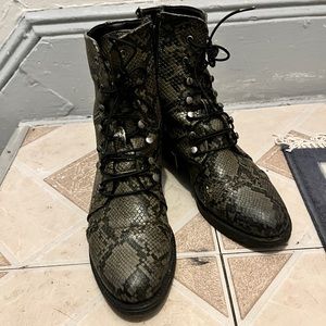 Vegan croc boots